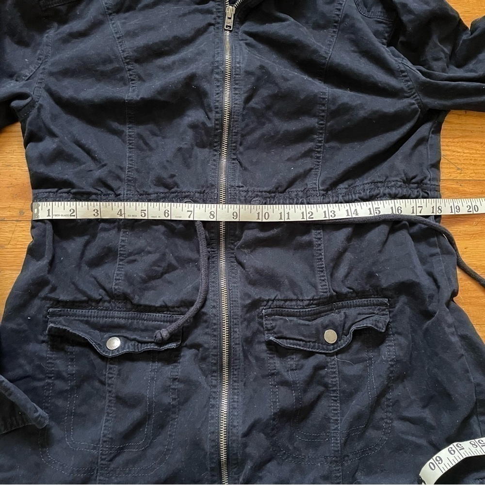 Hollister Navy Parka Size Large - Picture 4 of 9